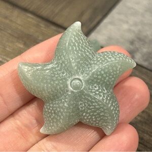 Green Aventurine Starfish Crystal Decorative Accent
